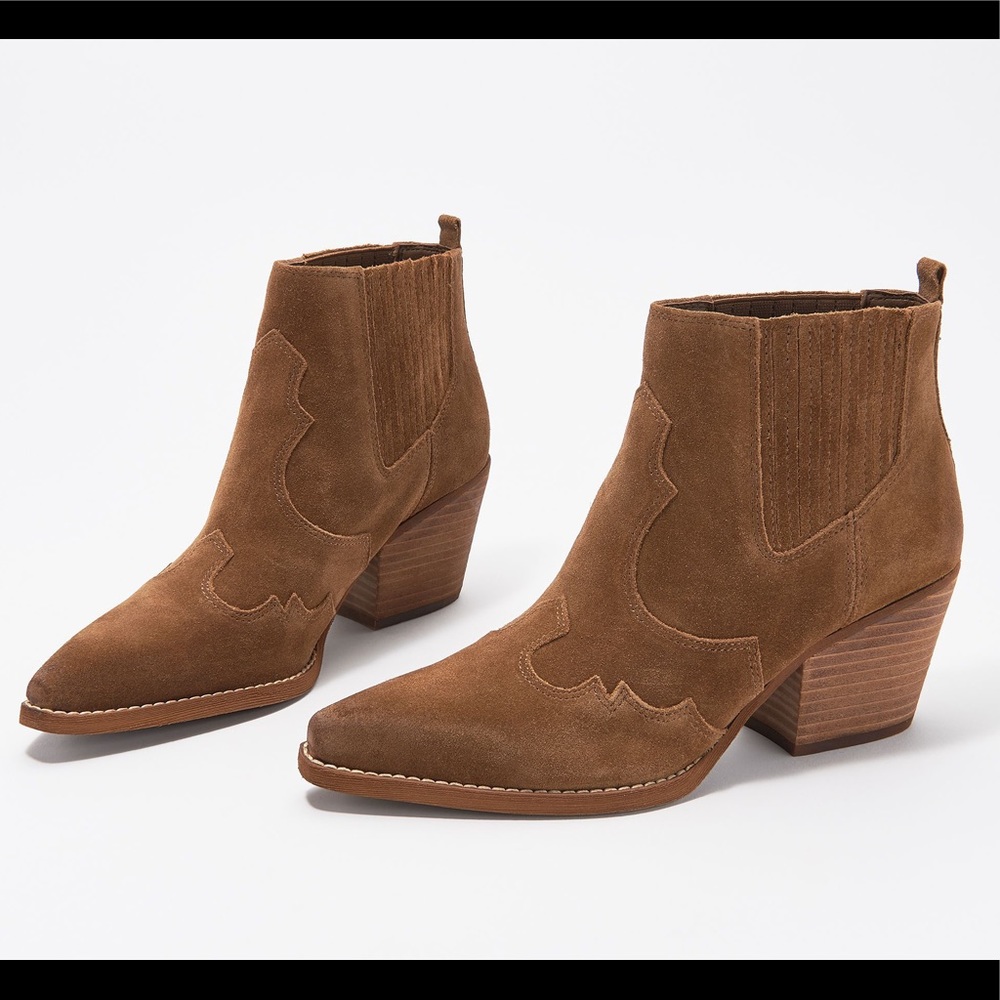 San Edelman Winona Western Bootie